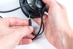 Connexion du NFlightMic à l'entrée audio auxiliaire du Bose QC25